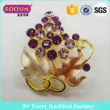 Purple Grape Crystal Rhinestone Brooch Pin Fashion Costume Brooch Jewelry Wholesale #51086