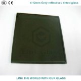 10mm Euro Grey & Dark Grey Reflective / Tinted Glass with Ce & ISO9001 for Glass Window