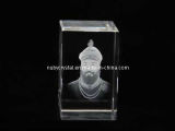 Guru Gobind Singh Ji Statue in Crystal for Sikh Souvenir