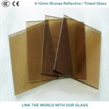 12mm Bronze & Golden Bronze Reflective / Tinted Glass with Ce & ISO9001 for Glass Window