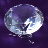 150mm Large Clear Crystal Diamond for Wedding Souvenir, Paperweight Table Decoration