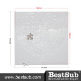Bestsub Promotional Sublimation Printed Heart Puzzle with External Edge (PTA8N)