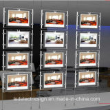 Crystal Condole Type LED Light Box with Acrylic Light Box with Real Estate LED Crystal Frame