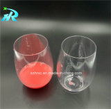 10oz Plastic Stemless Red Wine Glass