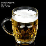 ISO Certified Glass Beer Mug/Beer Cup/Beer Glass, Tea, Water, Milk Glass Cup Mug for Drinking