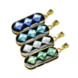 Pretty Metal Diamond Crystal Necklace USB Flash Pen Drive