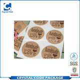 Customized Self Adhesive Kraft Paper Sticker Label for Packing