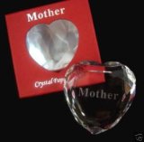 Crystal Love Paper Weight for Mother's Day Gift