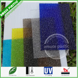 Colored Frosted Polycarbonate Crystal Panel PC Diamond Big Embossed Solid Sheets