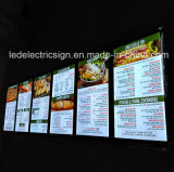 Menu Poster Advertising LED Light Box for High-Class Restaurant