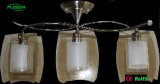 European-Style Chandelier Light in Yellow Square Glass (X-8140/3)