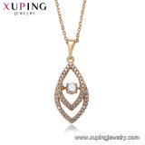 44618 Xuping New Top Quality Special 18K Gold Silk Thread Necklace Environmental Copper Imitation Jewelry