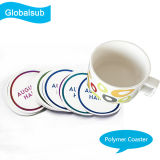 PVC Cups Mat Round Coaster with Sublimation Blank