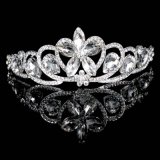 Beautiful Crystal Flower Tiaras Night Party Crowns