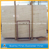 Polished Roman Beige Marble Travertine for Kitchen and Bathroom Tiles
