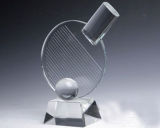 K9 Table Tennis Crystal Trophy Medal for Winner (KS04033)