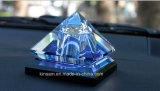 New Style Pyramidal Crystal Glass Perfume Bottle