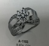 Best Selling 925 Sterling Silver Ring with CZ