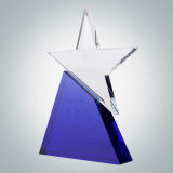 Star Crystal Trophy on Blue Base