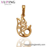 30877 Fashion Popular 18K Gold-Plated CZ Diamond Crosss Imitation Jewelry Necklace Pendant