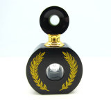 Customized Black Color Crystal Perfume Bottle