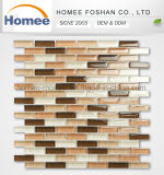 Morden Art Home Wall Decor 8mm Browns Blacksplash Glass Mosaic