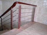 Stainless Steel PVC Wood Tempered Glass Staircase for Guardrail