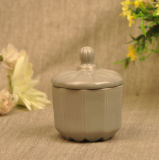 Classic Ceramic Candle Jar with Lid