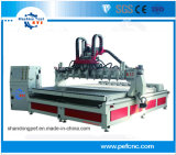 4-Axi Eight Spindle Wood CNC Router for Processing Table Legs