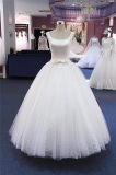 Satin Lace Ivory Bridal Gown Wedding Dress (Q90373)
