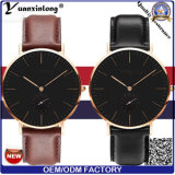 Yxl-010 Custom Dw Women and Men Watch, Cheap Dw Watch Design, Super Slim Leather Dw Watch
