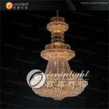 Golden Traditional Crystal Chandelier Big Classic Light Applied in Wedding or Hotel Ow562