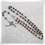Olive Wood Beads Rosary (IO-cr251)