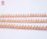 10-11mm Pink Freshwater Pearl Strand, Strong Luster (ES127)
