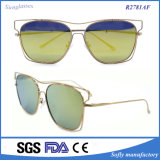 Latest Designer Style Top Quality Metal Frame Mirrored Cheap Sunglasses