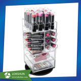 Rotating Lipstick Tower Holder Organizer Acrylic Cosmetic Makeup Storage