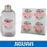 Siliver Shining Plastic Film Transparent Perfume Bottle Label