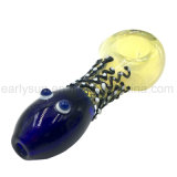 Octopus Nails Tentacle Pattern Spoon Glass Hand Pipe (ES-HP-157)