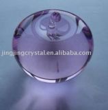 Lovely Crystal Apple Crystal Glass Purple Apple for Gift