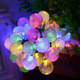 Globe Solar String Lights 30 LED Bubble Crystal Ball Christmas Fairy String Lights for Outdoor Xmas Landscape Garden Patio Home Holiday Path Lawn