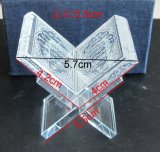 70mm Small Religious Glass Crystal Book Trophy as Gift