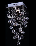 Zhongshan Factory Modern K9 Crystal Ceiling Pendant Light Om6818