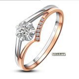 Fashion Special Unique Design Synthetic Diamond Ring Jewelry