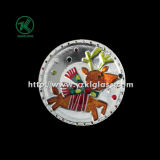 Single Wall Color Glass Plate by SGS (klp110824-8A)