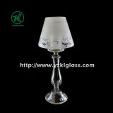 Single Glass Candle Holder for Table Ware with Lamp (DIA10*30)