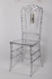 Clear Crystal Transparent PC Resin Plastic Royal Tiffany Chair (I)