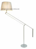 Phine Design PF0002-01 E26/E27 Metal Floor Lamp with Fabric Shade for Home Lighting