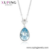 44009 Xuping Fashion Water Drop Crystals From Swarovski with Long Chains Necklace