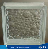 Clear Water Bubble Pattern Glass Block (G-B)