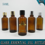 50ml Glossy Empty Amber Cosmetic Glass Essential Oil Bottle